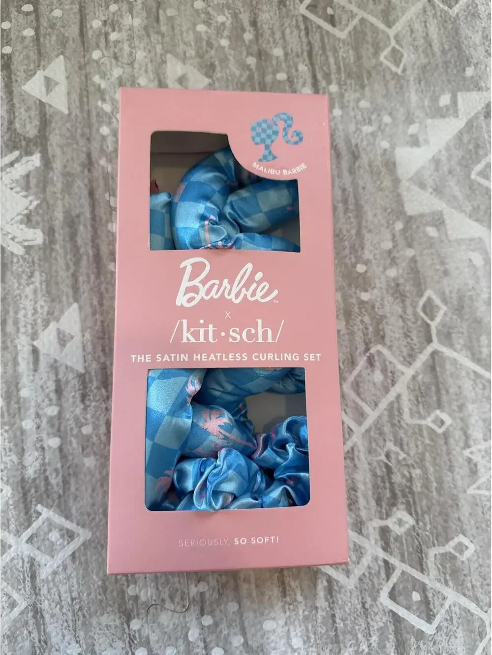 HARD TO FIND Barbie x Kitsch Satin Heatless Curling Set